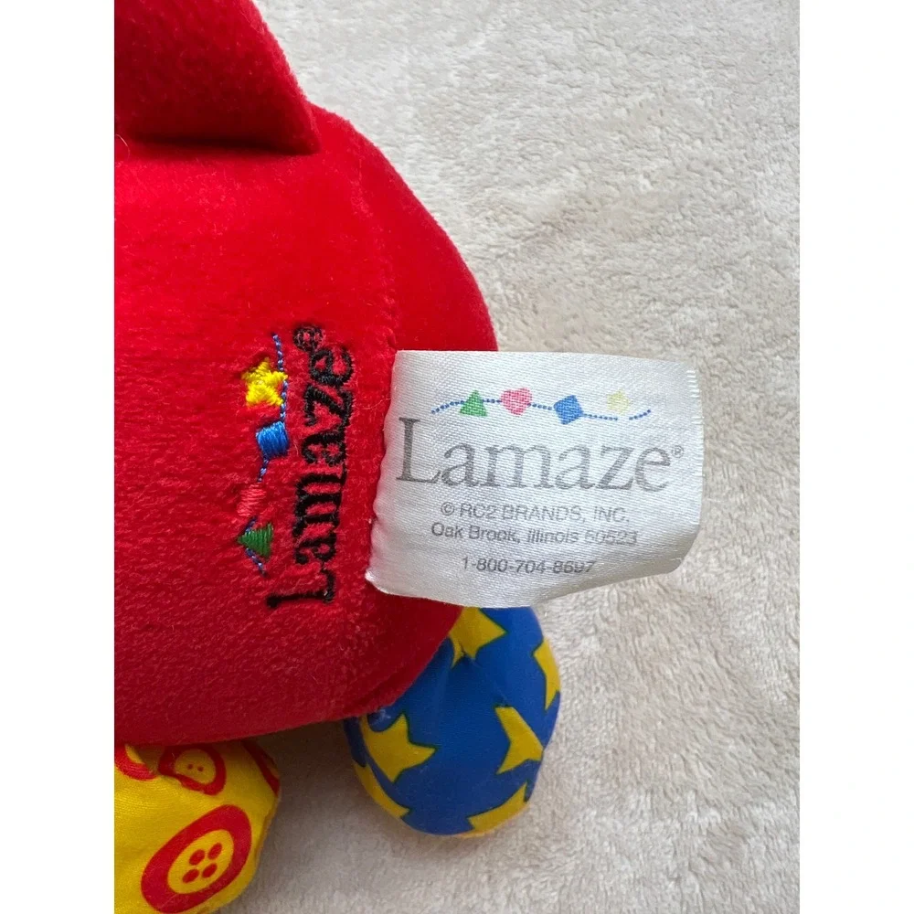 VTG Rare Lamaze Baby Einstein Pup Squeak Puppy Rattle Squeak Plush Toy 13.5